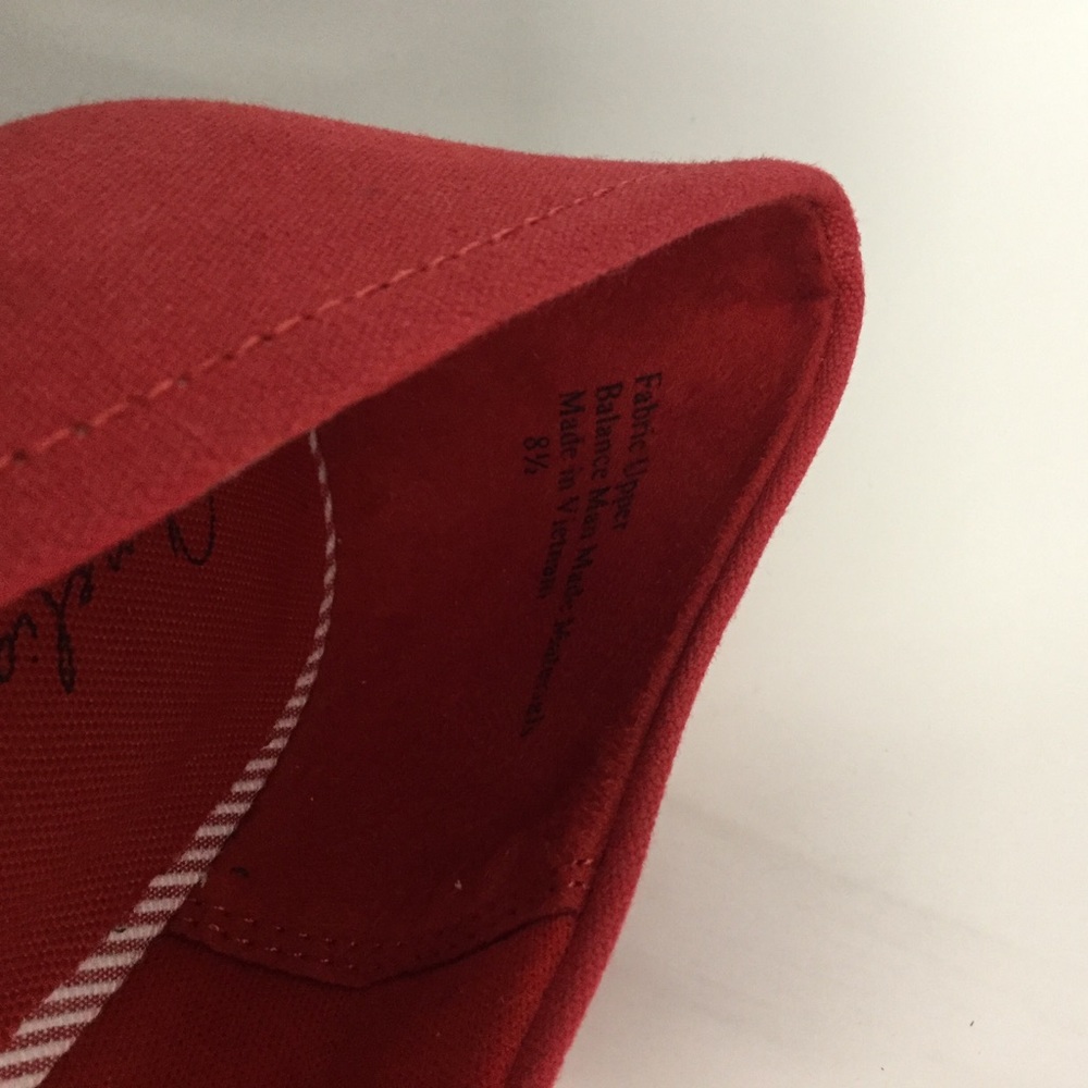 Amelia Grace Peep toe Wedge Red/Tan - SZ 8.5 - Picture 8 of 13